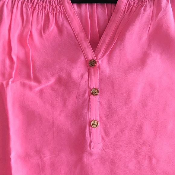 NWOT Lilly Pulitzer Elsa Silk Top - Picture 5 of 7